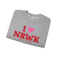 I Heart NRWK Unisex Heavy Blend™ Crewneck Sweatshirt