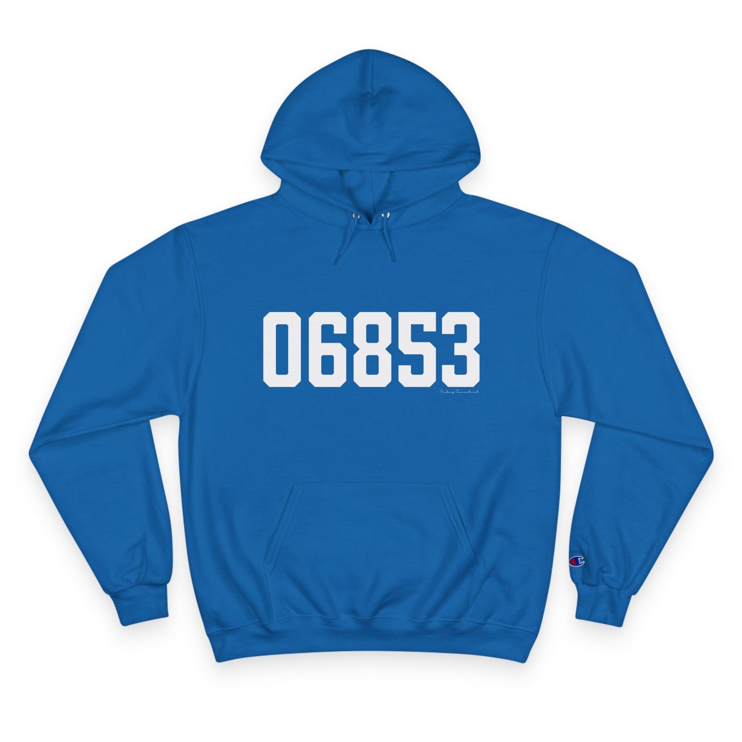06853 Norwalk CT Zip Code Champion Hoodie Sweatshirt