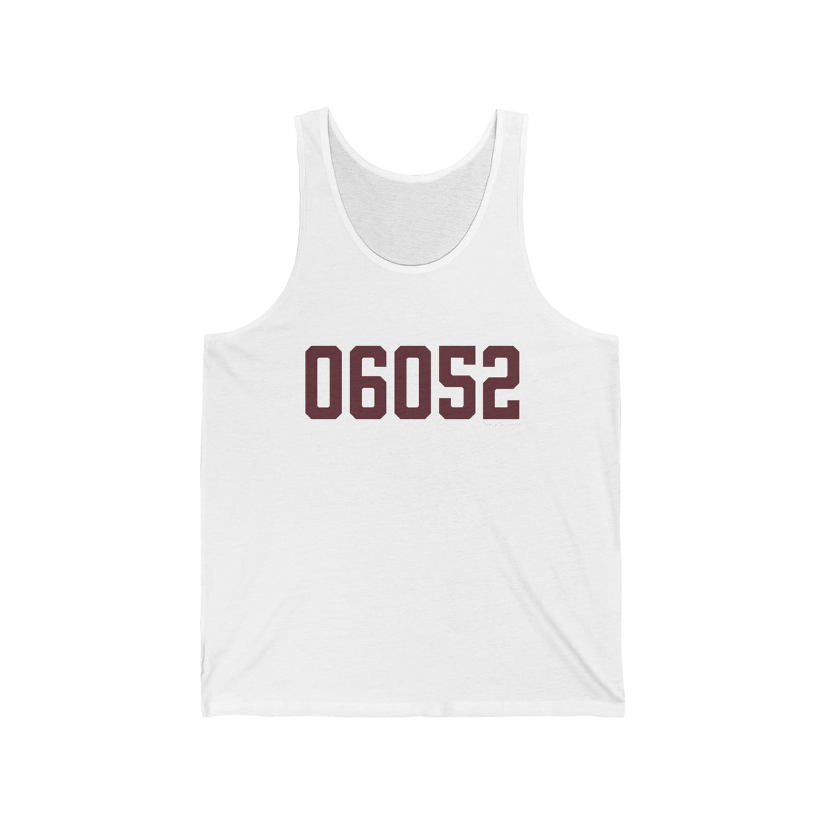 06052 New Britain Connecticut Zip Code Unisex Jersey Tank Top