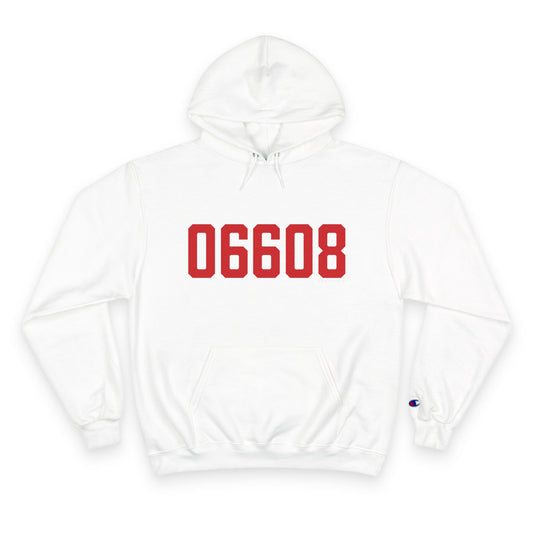 06608 Bridgeport Connecticut Zip Code Champion Hoodie Sweatshirt