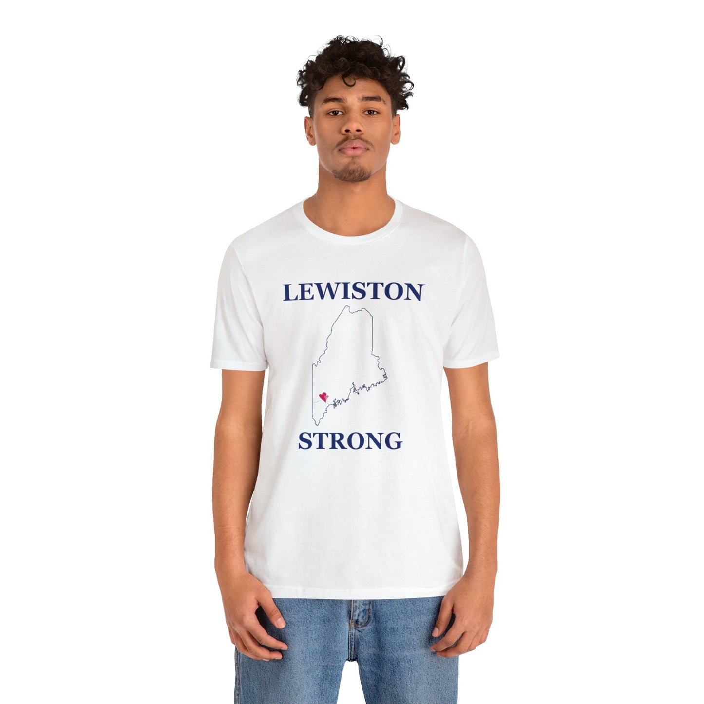 Lewiston Strong Unisex Jersey Short Sleeve Tee