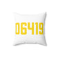 06419 Killingworth Connecticut Zip Code Spun Polyester Square Pillow