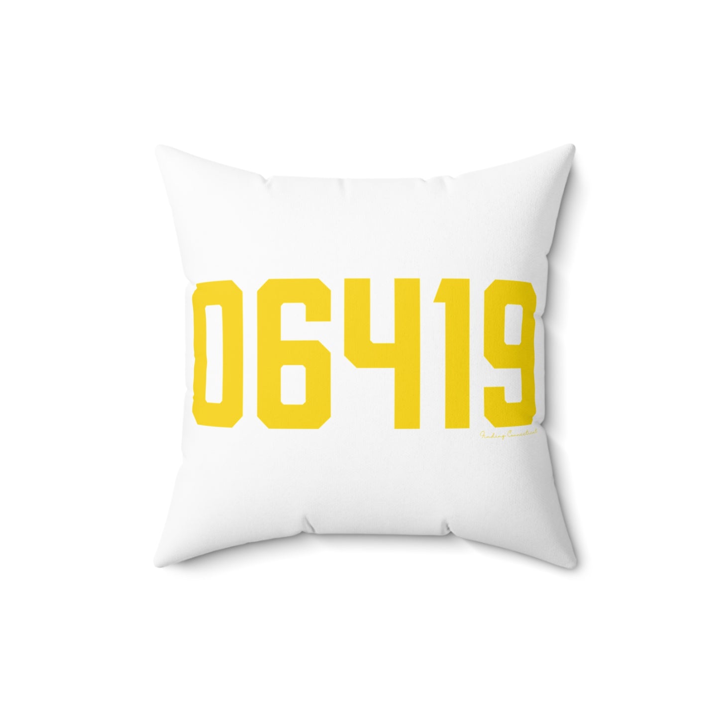 06419 Killingworth Connecticut Zip Code Spun Polyester Square Pillow