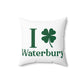 I Clover Waterbury Spun Polyester Square Pillow