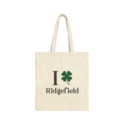 I Clover Ridgefield Cotton Canvas Tote Bag