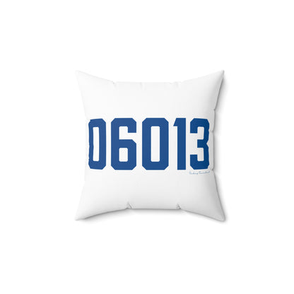 06013 Burlington Connecticut Zip Code Polyester Square Pillow