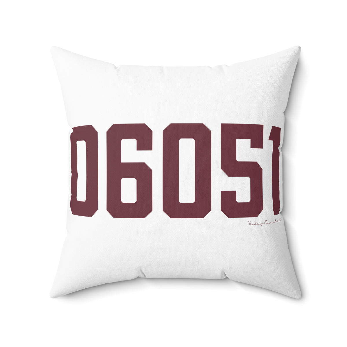 06051 New Britain Connecticut Zip Code Polyester Square Pillow
