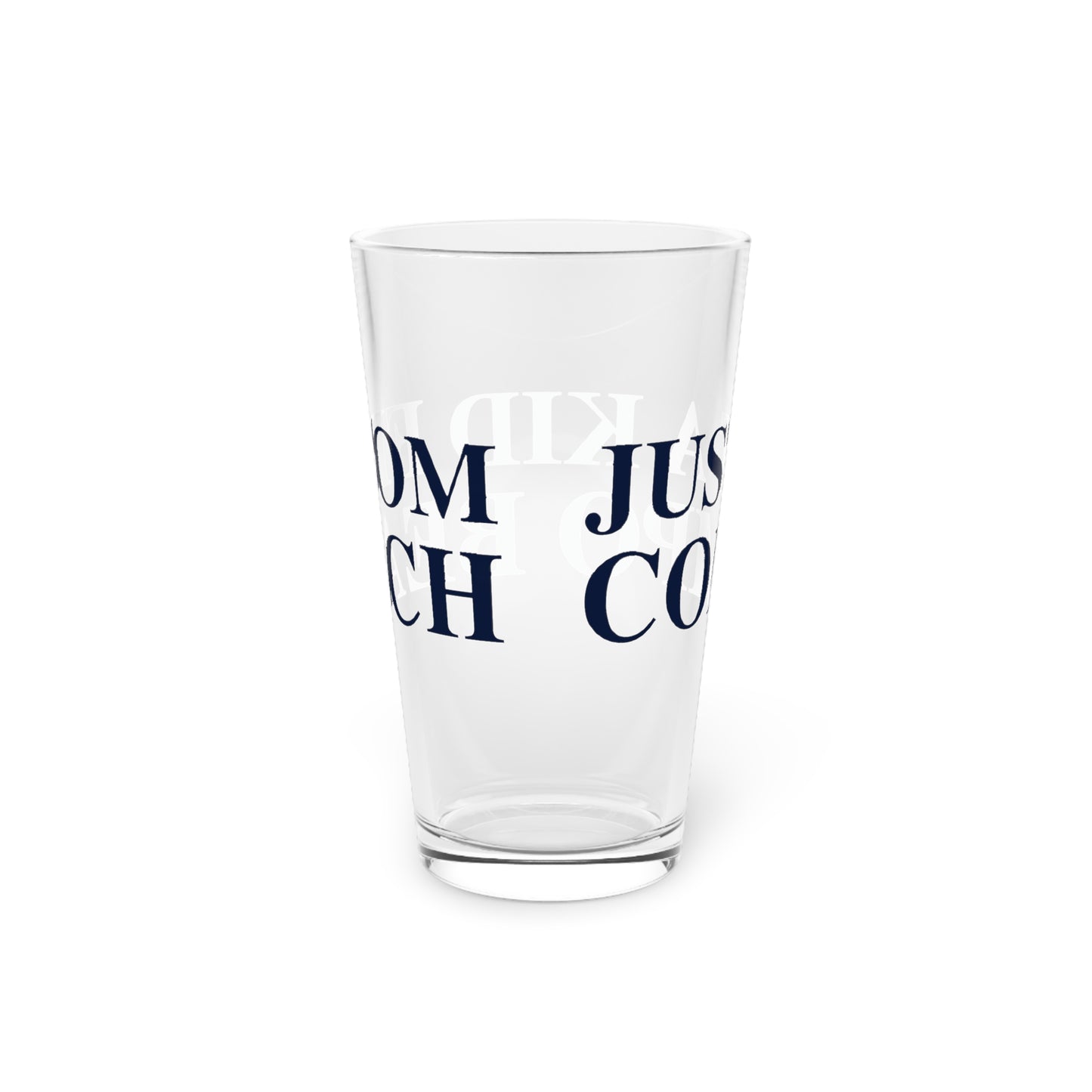 Just a kid from Compo Beach Pint Glass, 16oz