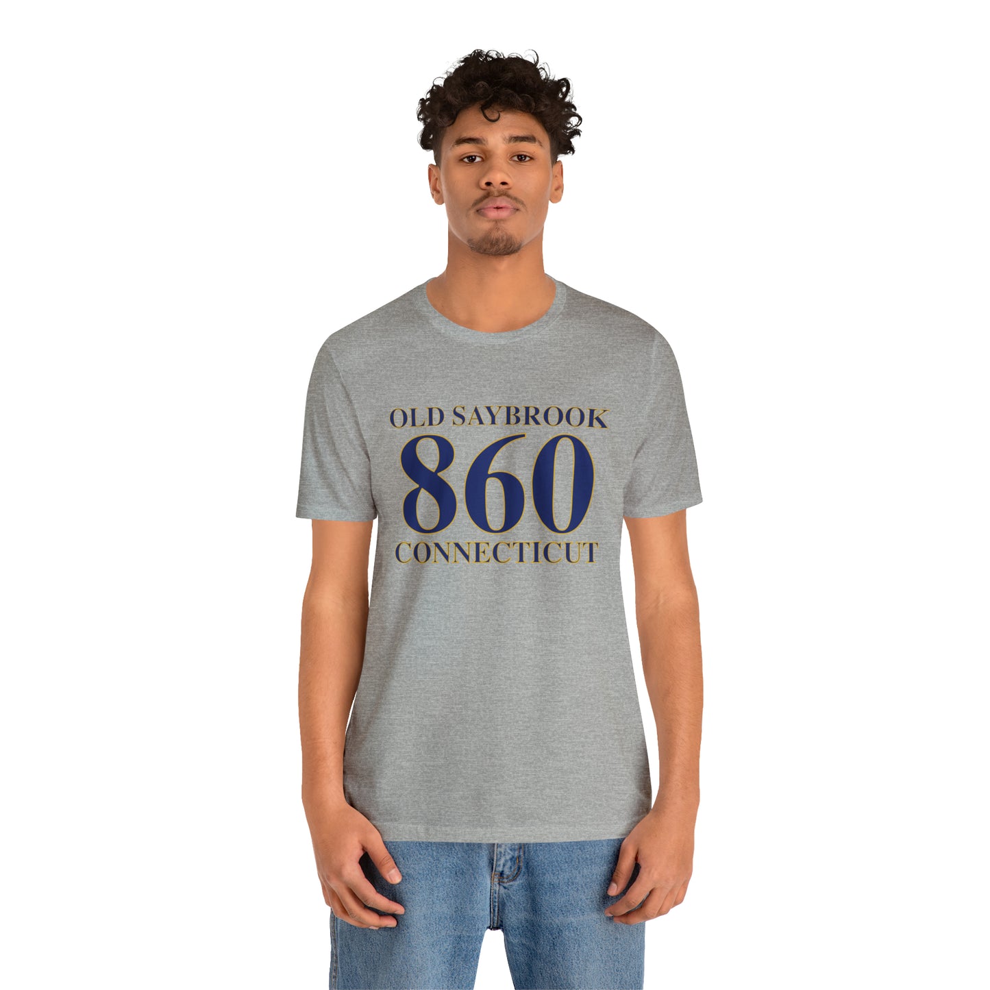 Old Saybrook 860 Connecticut Unisex Jersey Short Sleeve T-Shirt