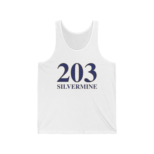 203 Silvermine Unisex Jersey Tank Top
