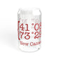 New Canaan Coordinates Sipper Glass, 16oz