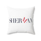 41 Tilt Sherman Spun Polyester Square Pillow