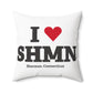I Heart SHMN Spun Polyester Square Pillow