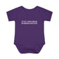 Just a kid from Barkhamsted Infant Baby Rib Bodysuit