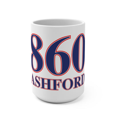 860 Ashford Red, White & Blue Mug 15oz