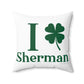 I Clover Sherman Spun Polyester Square Pillow
