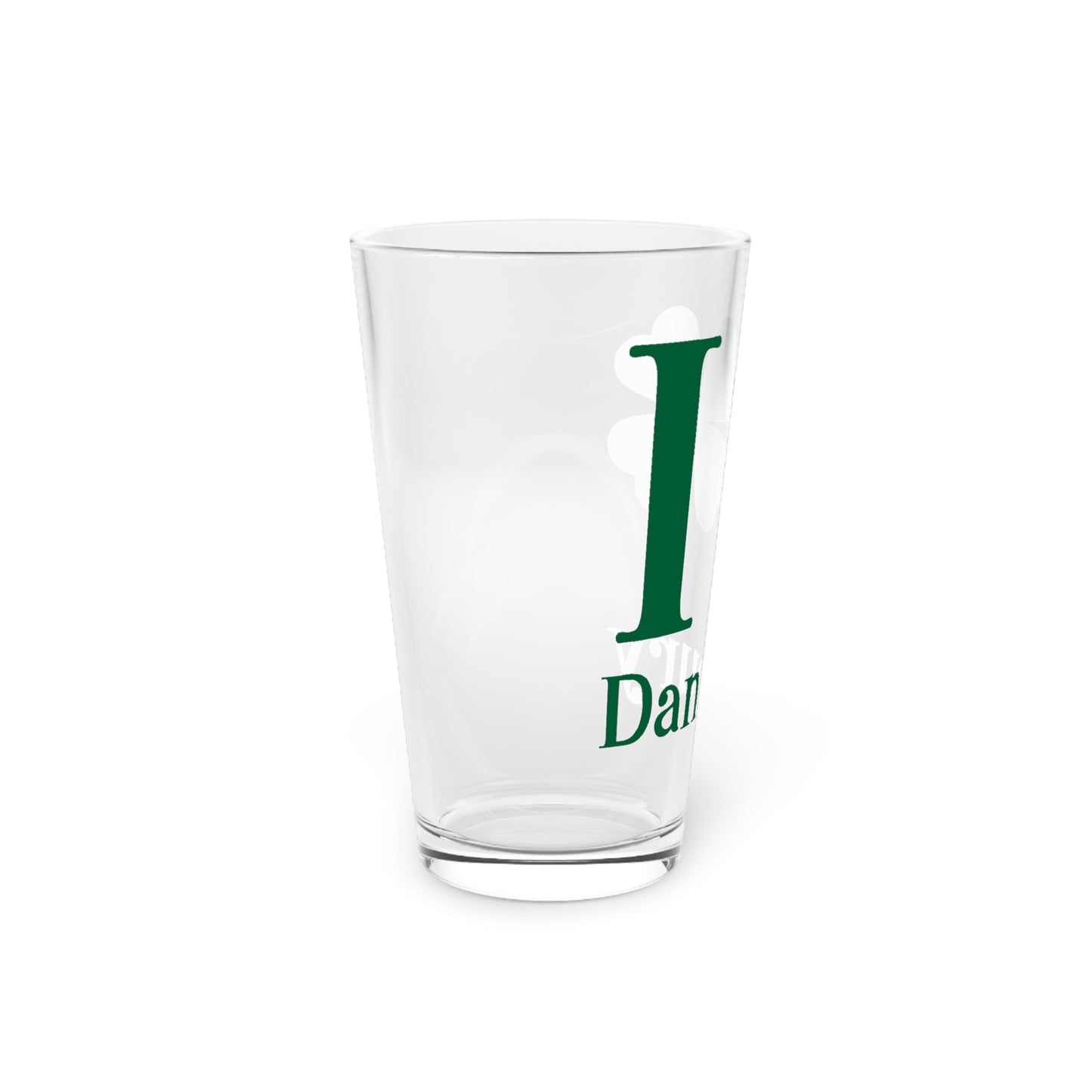I Clover Danbury Pint Glass, 16oz