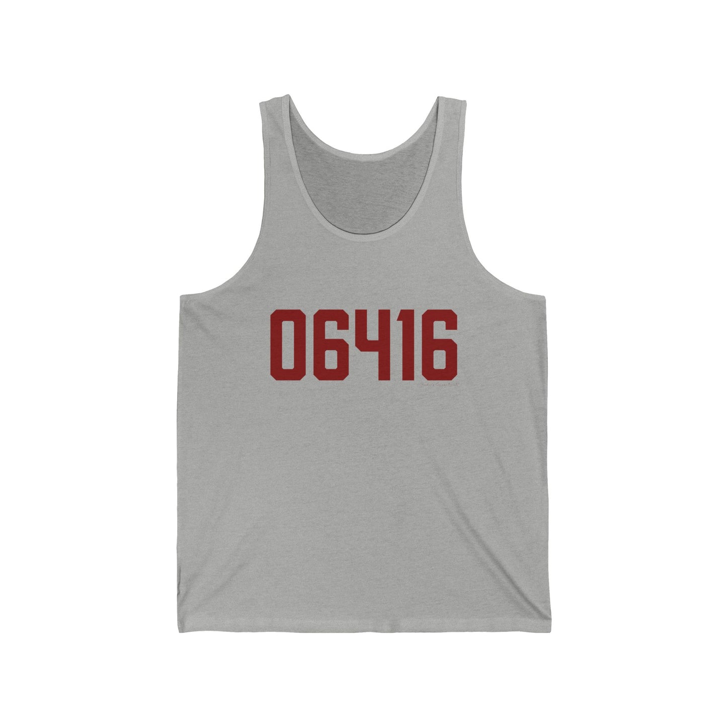 06416 Cromwell Connecticut Zip Code Unisex Jersey Tank Top