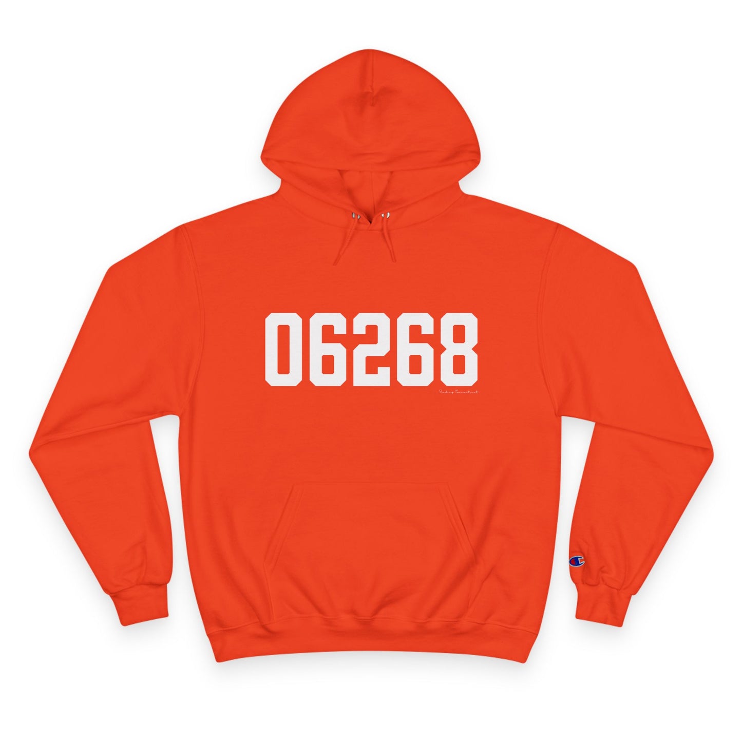 06268 Storrs CT Zip Code Champion Hoodie