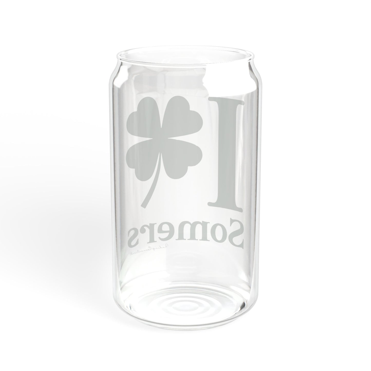 I Clover Somers Sipper Glass, 16oz