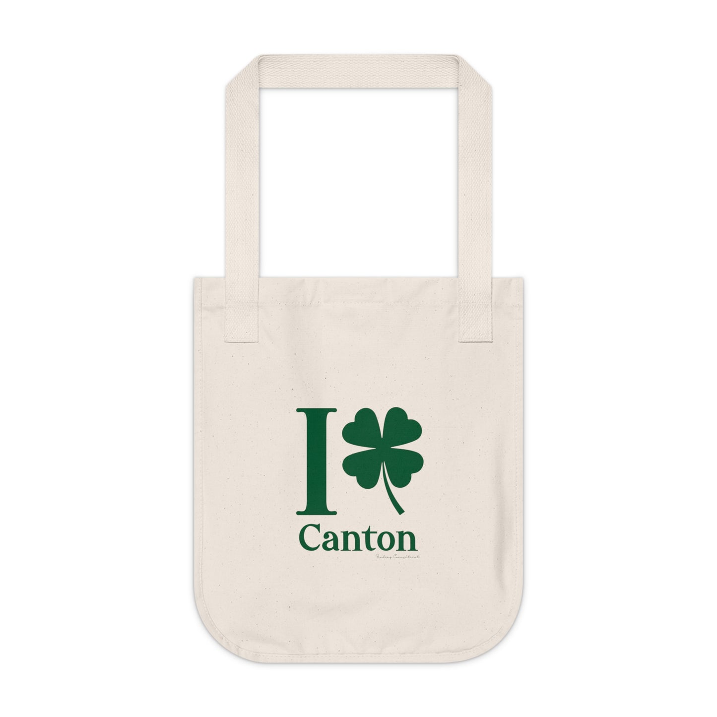 I Clover Canton Organic Canvas Tote Bag