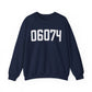 06074 - South Windsor CT Zip Code  Unisex Heavy Blend™ Crewneck Sweatshirt