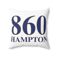 860 Hampton Spun Polyester Square Pillow