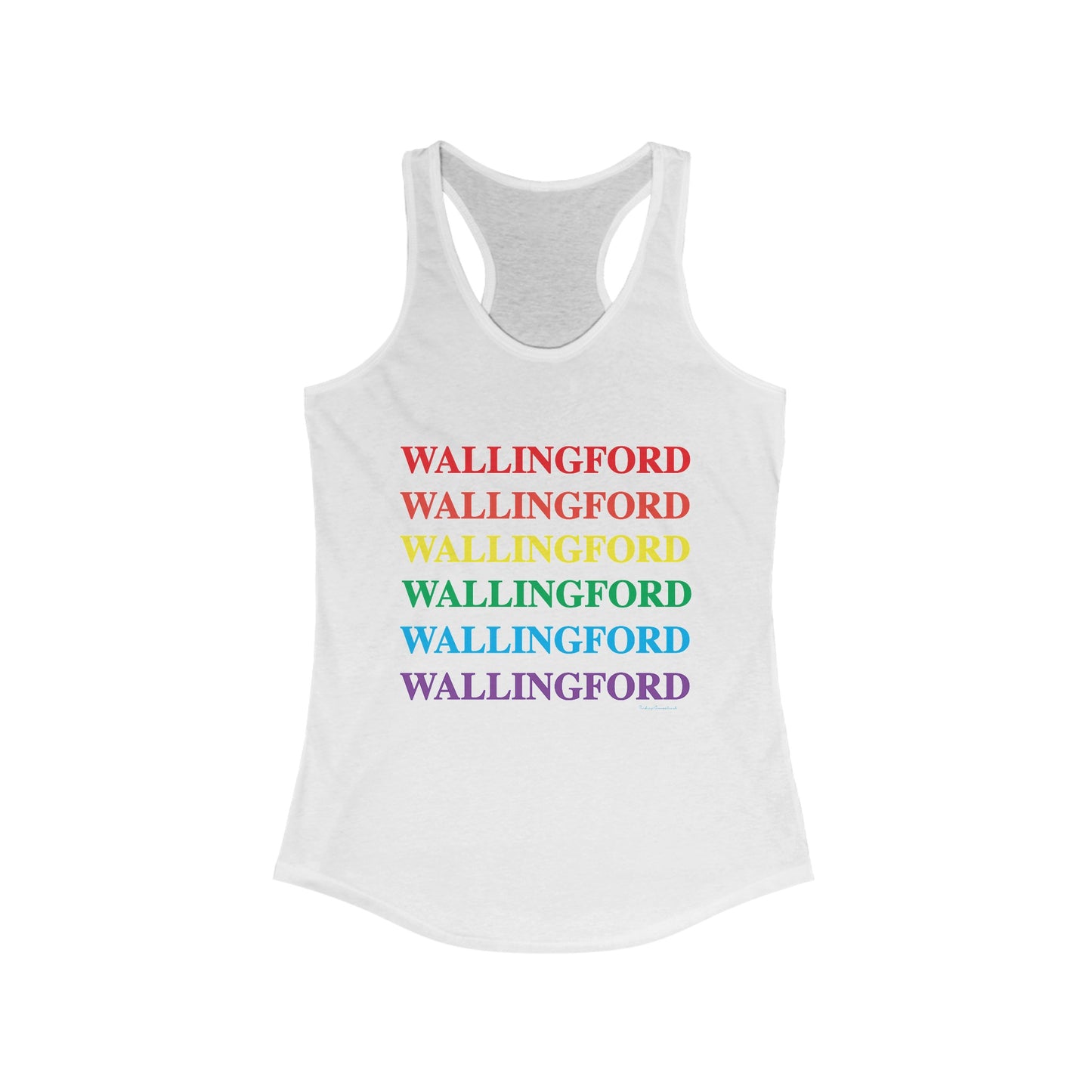 Wallingford Pride  Women's Ideal Racerback Tank