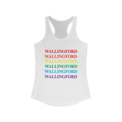 Wallingford Pride  Women's Ideal Racerback Tank