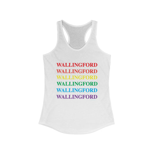 Wallingford Pride  Women's Ideal Racerback Tank