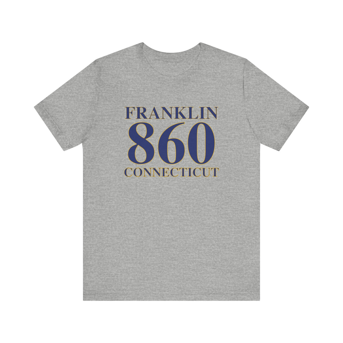 Franklin 860 Connecticut Unisex Jersey Short Sleeve T-Shirt