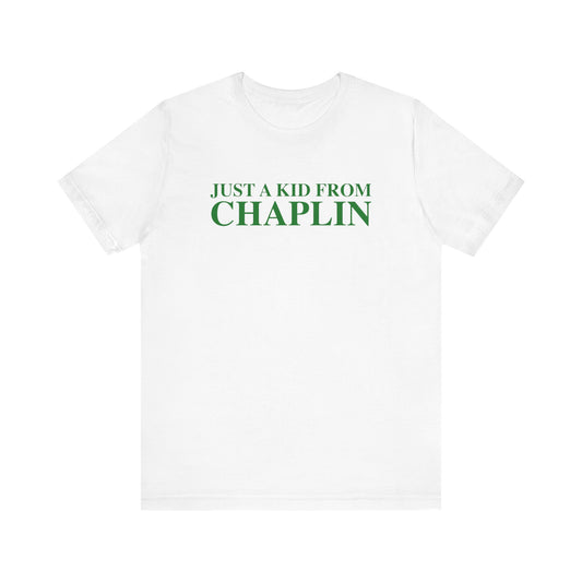 Just a kid from Chaplin Unisex Jersey Short Sleeve T-Shirt