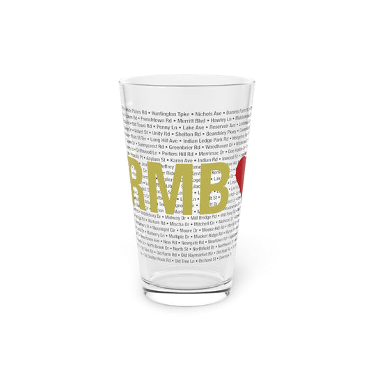 Trumbull Love Pint Glass, 16oz
