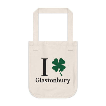 I Clover Glastonbury Organic Canvas Tote Bag