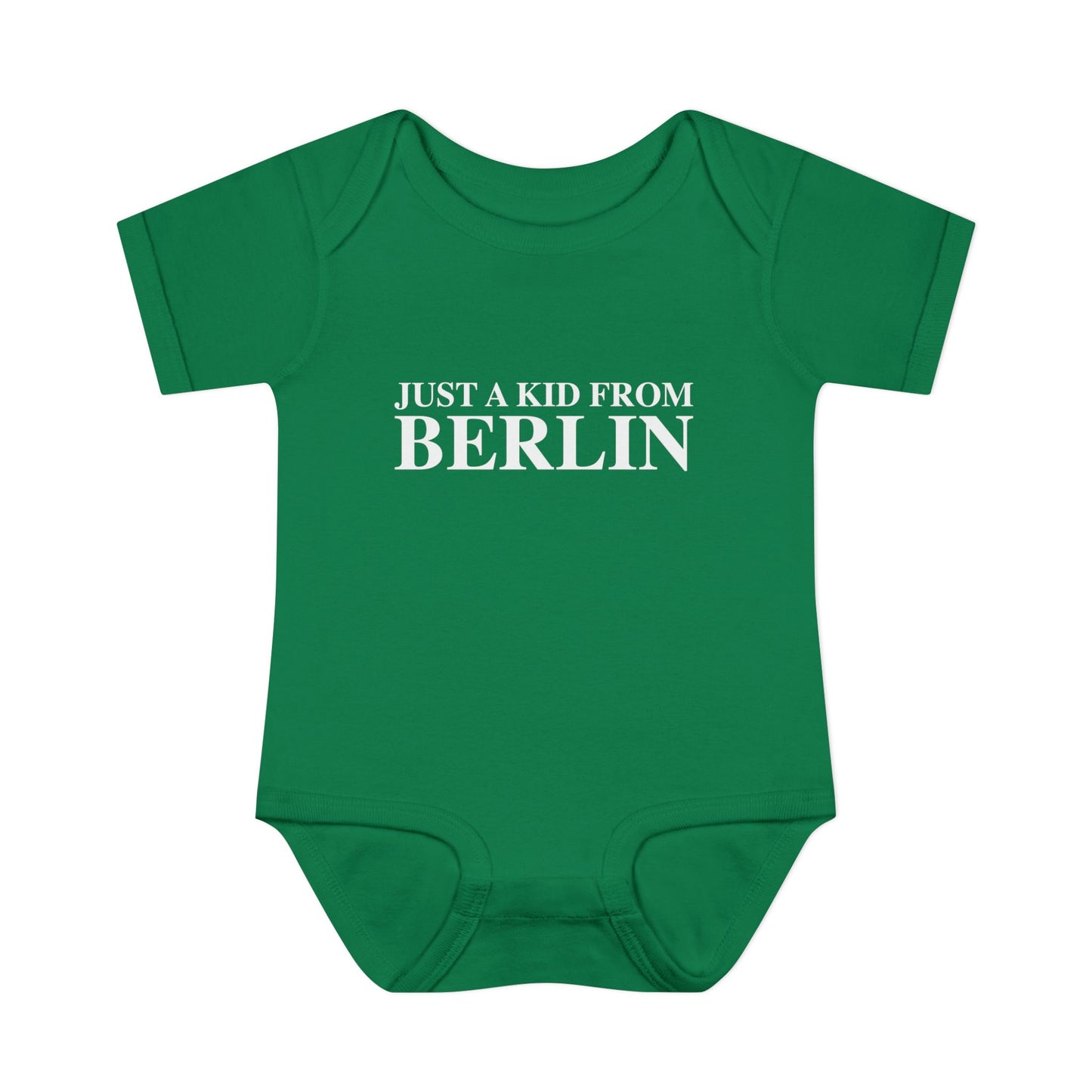 Just a kid from Berlin Infant Baby Rib Bodysuit