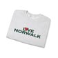 Love Norwalk Unisex Heavy Blend™ Crewneck Sweatshirt