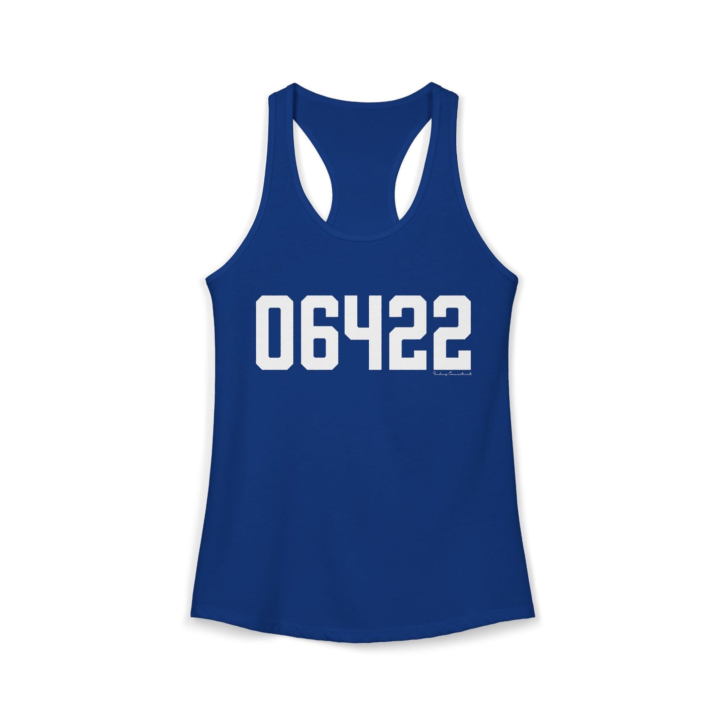 06422 Durham CT Zip Code Women's Ideal Racerback Tank Top
