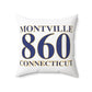 Montville 860 Connecticut Spun Polyester Square Pillow
