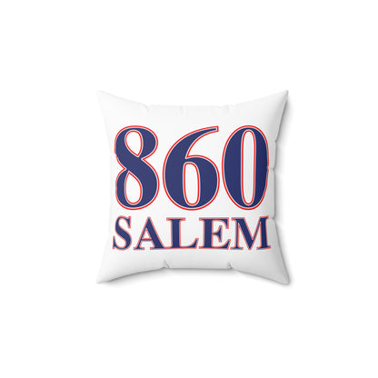 860 Salem Red, White & Blue Spun Polyester Square Pillow