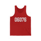 06076 Stafford CT Zip Code Unisex Jersey Tank Top