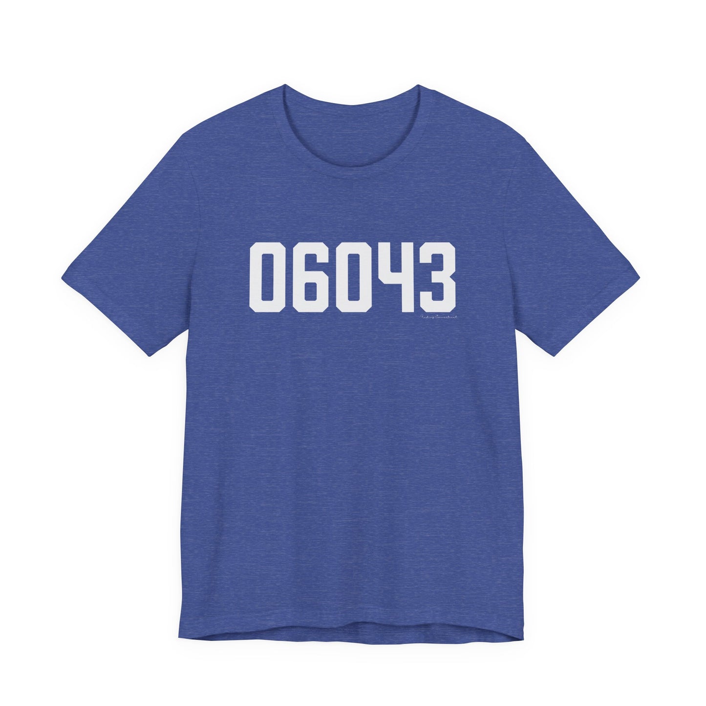 06043 Bolton CT Zip Code Unisex Jersey Short Sleeve T-Shirt