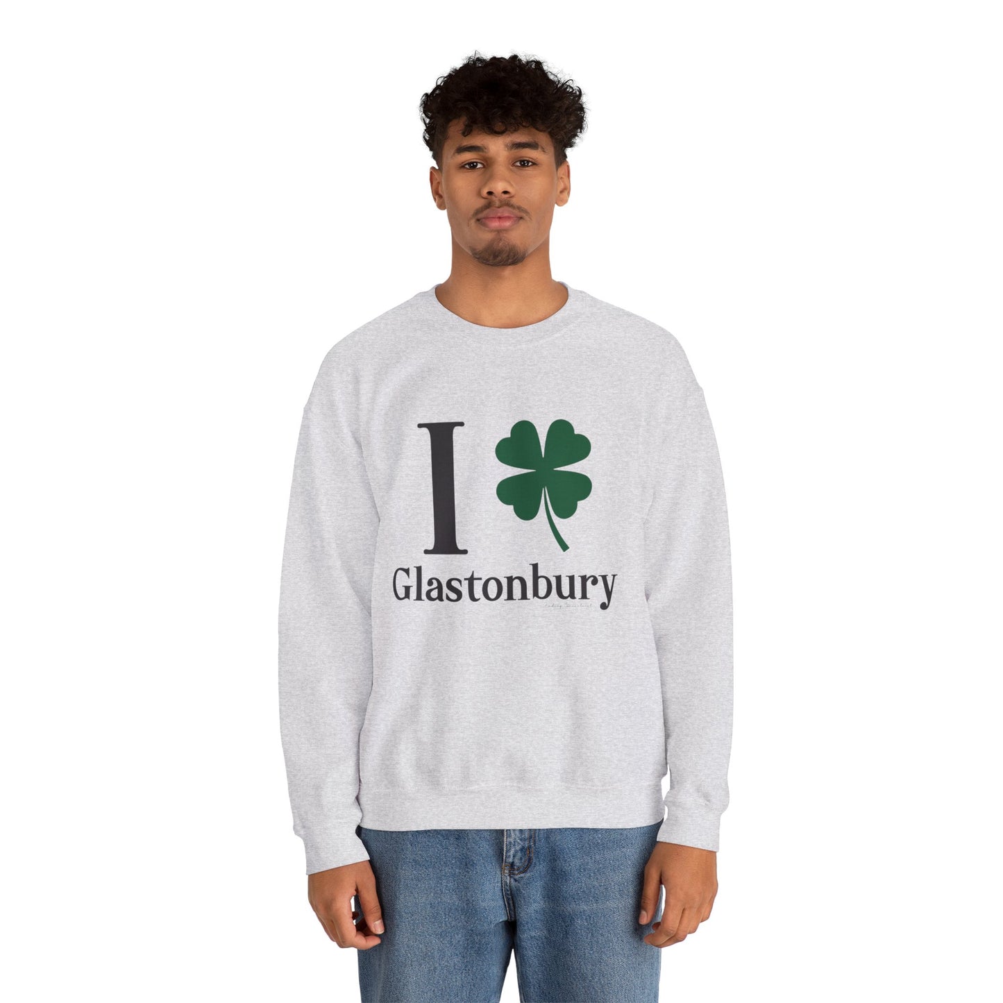 I Clover Glastonbury Unisex Heavy Blend™ Crewneck Sweatshirt