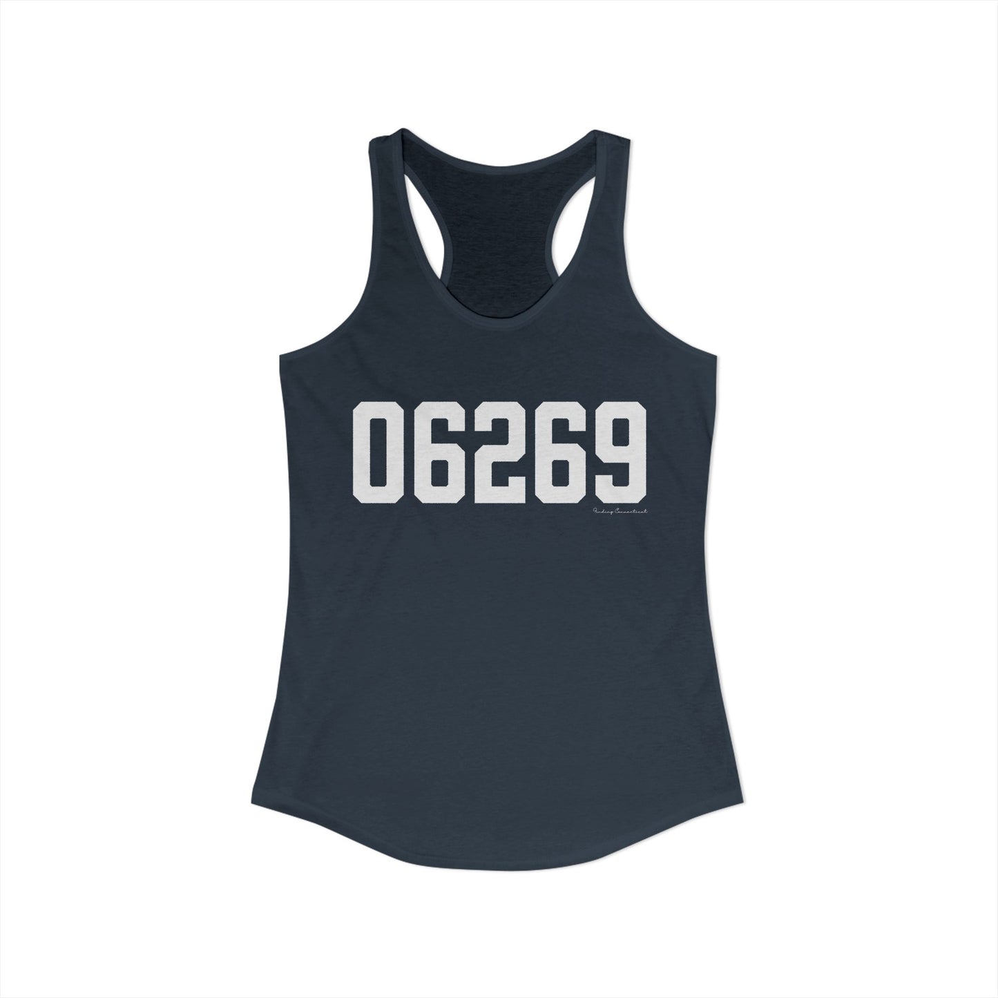 06269 Storrs CT Zip Code Women's Ideal Racerback Tank Top