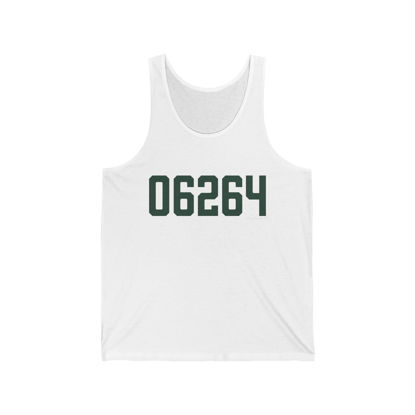 06264 Scotland Connecticut Zip Code Unisex Jersey Tank Top
