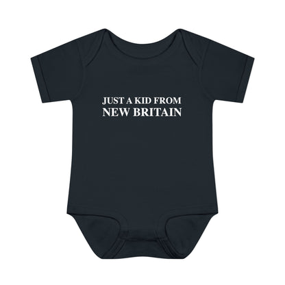 Just a kid from New Britain Infant Baby Rib Bodysuit