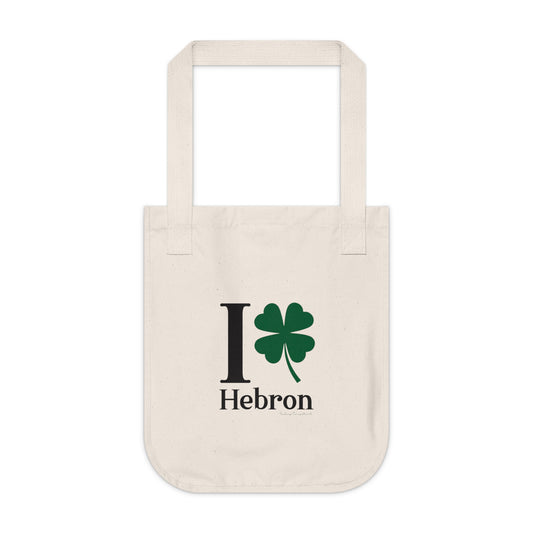 I Clover Hebron Organic Canvas Tote Bag