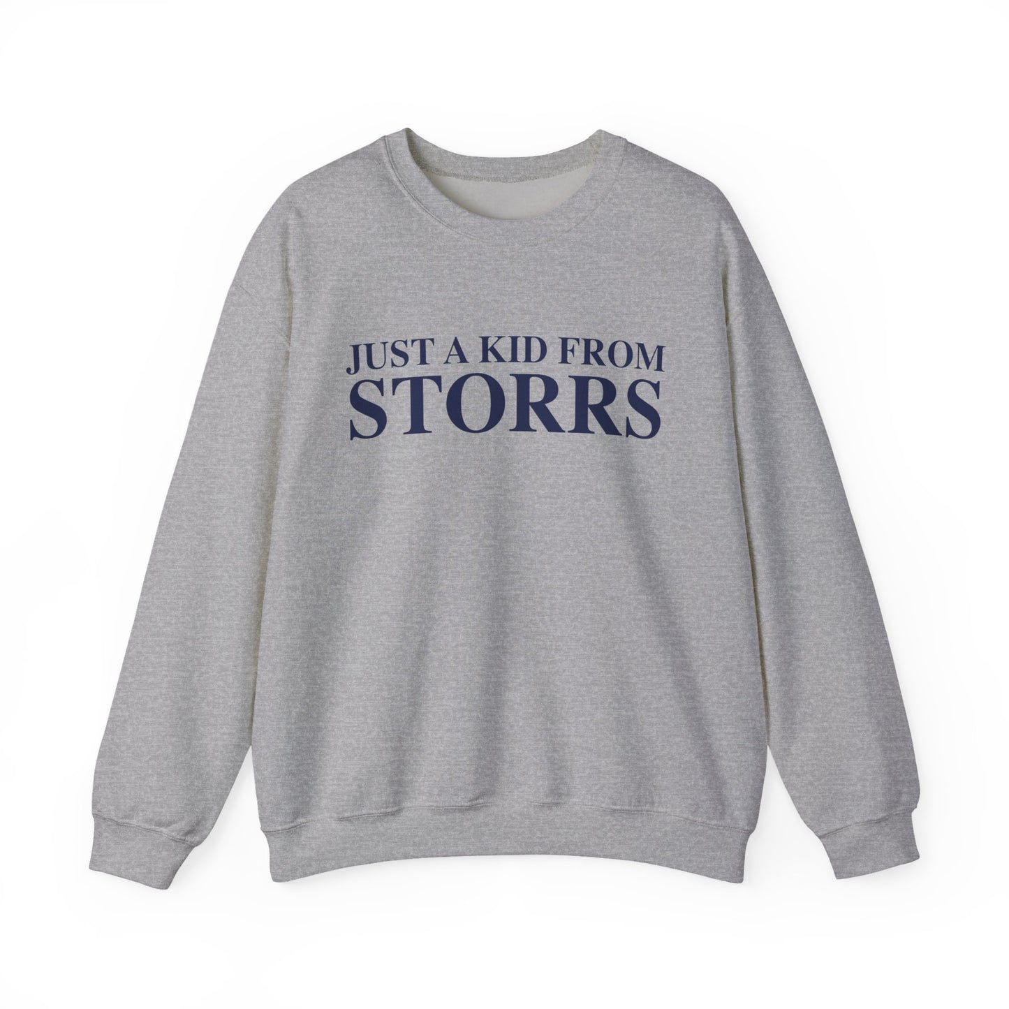 Just a kid from Storrs Unisex Heavy Blend™ Crewneck Sweatshirt
