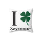 I Clover Seymour Spun Polyester Square Pillow