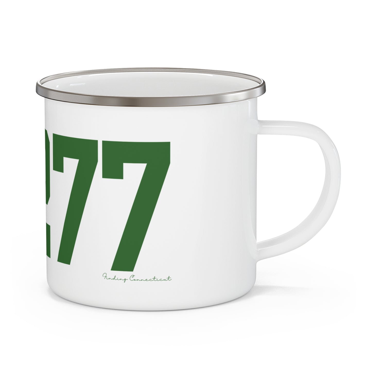 06277 Thompson Connecticut Zip Code Enamel Camping Mug