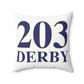 203 Derby Polyester Square Pillow